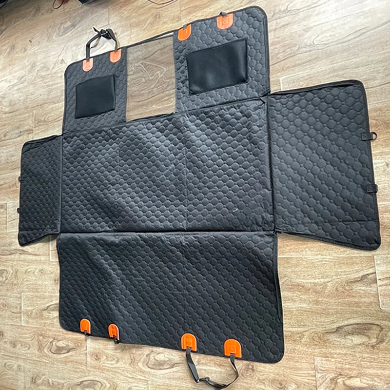 Waterproof Dog Car Seat Cover, Back Seat Bed