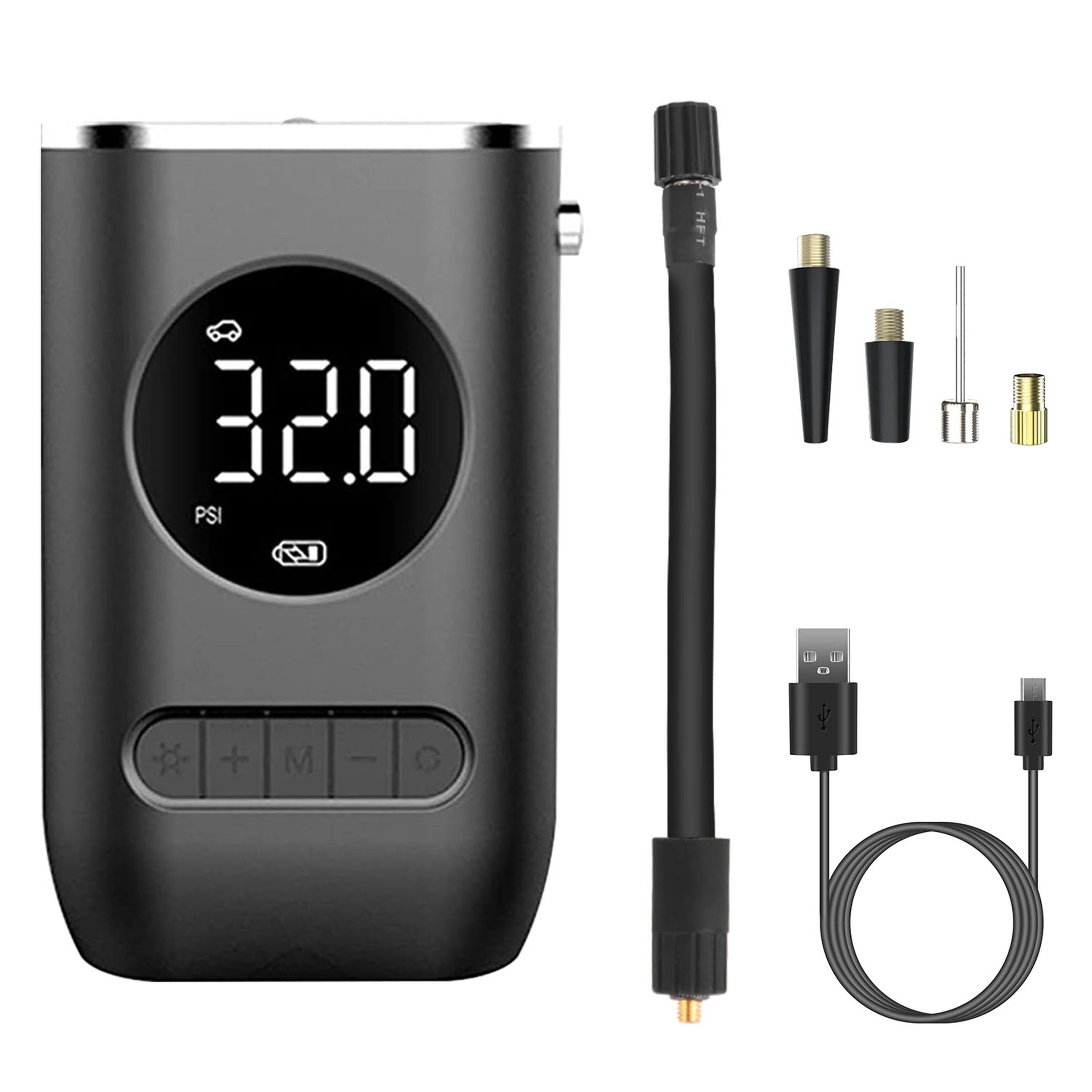 Portable Car Tire Inflator Compressor - Wireless
