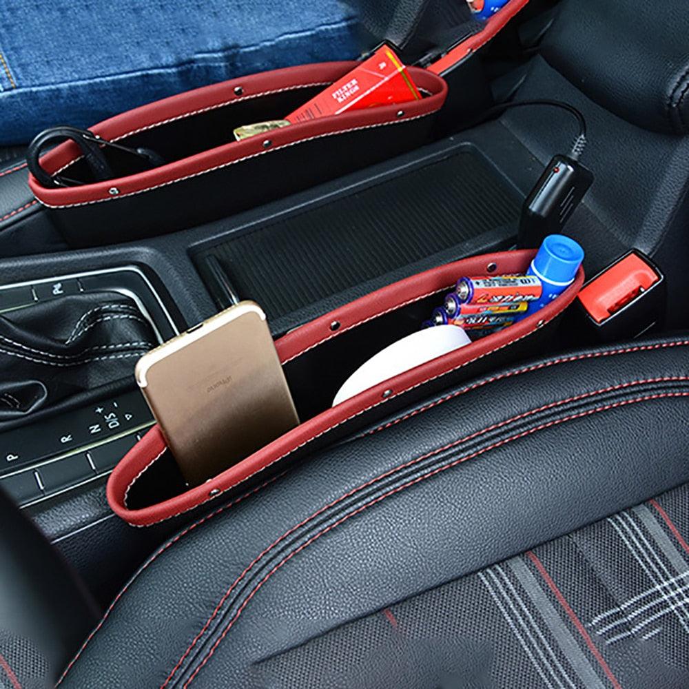 Car Storage Pockets Seat Gap Organizer - Universal Fit