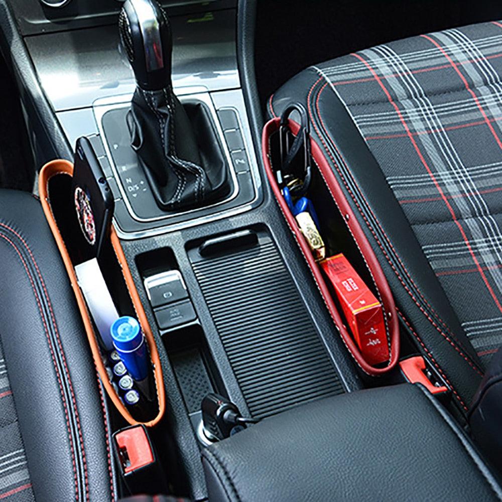 Car Storage Pockets Seat Gap Organizer - Universal Fit