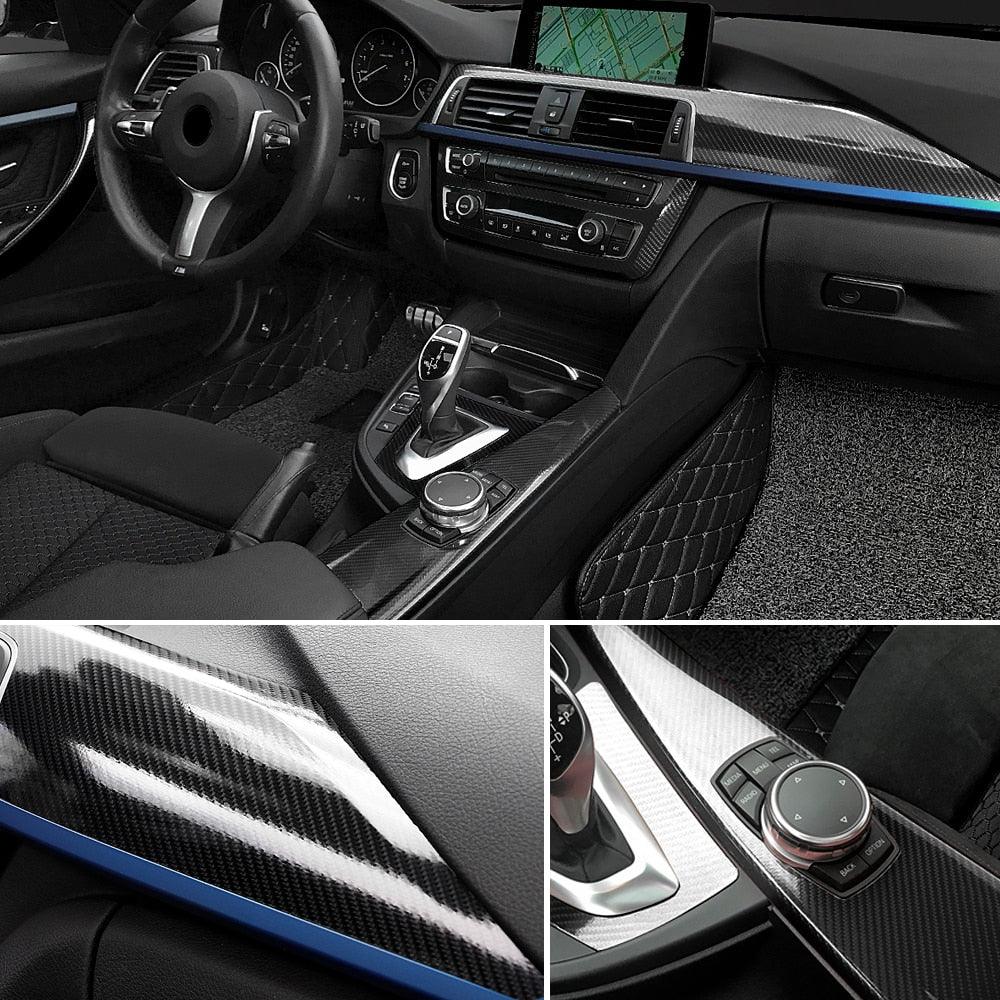 High Glossy Carbon Fiber Wrapping For Car