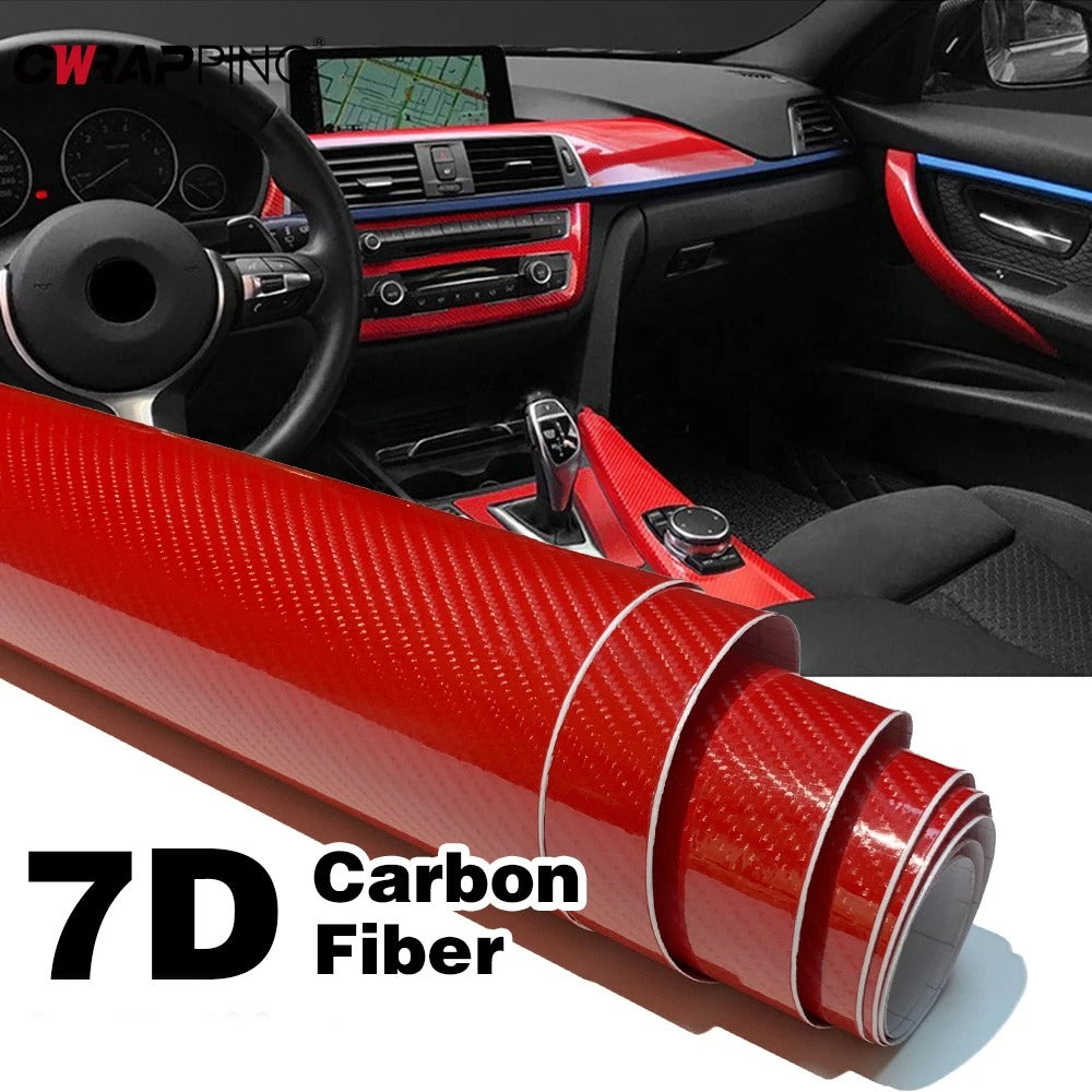 High Glossy Carbon Fiber Wrapping For Car